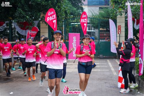 Race photo from Smartfren Run 2025 Vibes