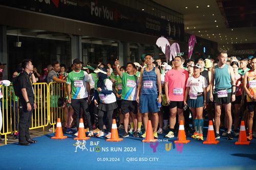 Race photo from BAF LIONS RUN 2024