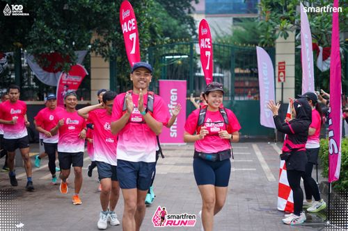 Race photo from Smartfren Run 2025 Vibes