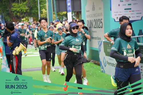 Race photo from Mangkunegaran Run 2025