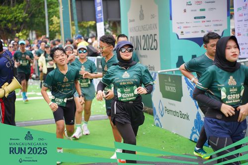 Race photo from Mangkunegaran Run 2025