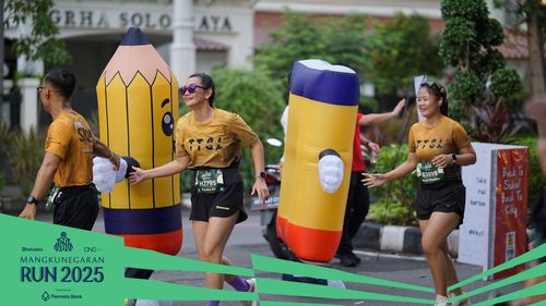 Race photo from Mangkunegaran Run 2025