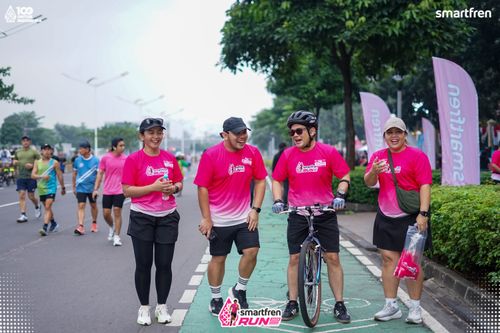 Race photo from Smartfren Run 2025 Vibes