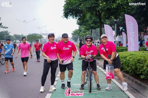 Race photo from Smartfren Run 2025 Vibes