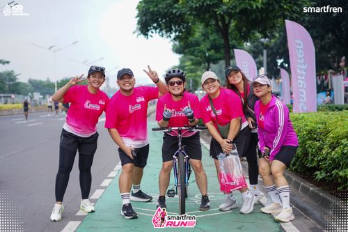 Race photo from Smartfren Run 2025 Vibes