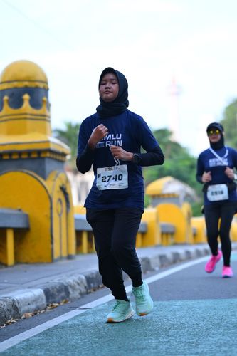 Race photo from KEMLU RUN 2025