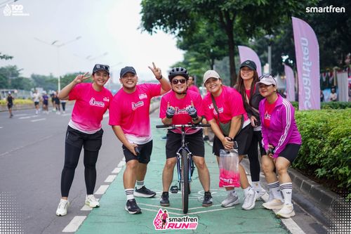 Race photo from Smartfren Run 2025 Vibes