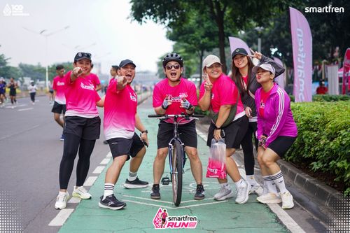 Race photo from Smartfren Run 2025 Vibes