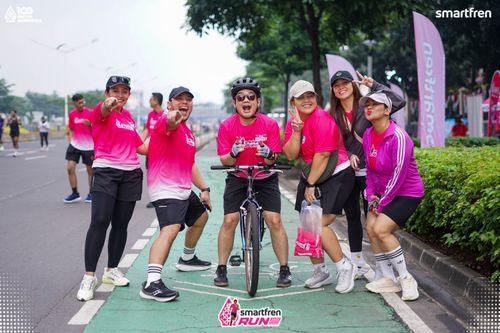 Race photo from Smartfren Run 2025 Vibes