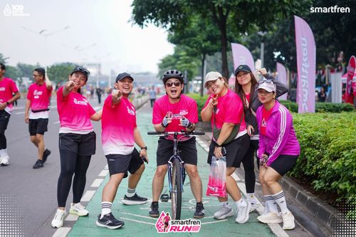 Race photo from Smartfren Run 2025 Vibes