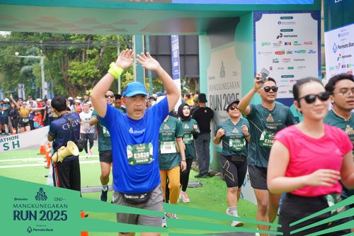 Race photo from Mangkunegaran Run 2025
