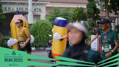 Race photo from Mangkunegaran Run 2025