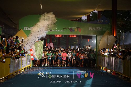 Race photo from BAF LIONS RUN 2024