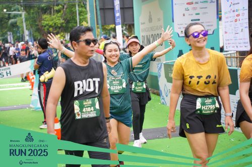 Race photo from Mangkunegaran Run 2025