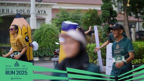 Race photo from Mangkunegaran Run 2025