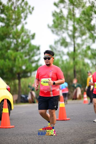 Race photo from CISANGKAN KBP CITY RUN 2025