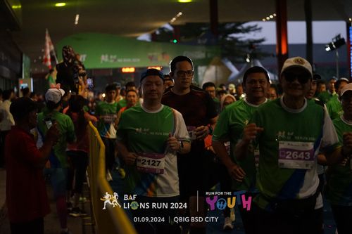 Race photo from BAF LIONS RUN 2024