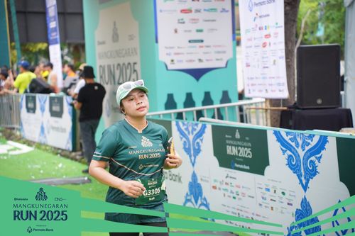 Race photo from Mangkunegaran Run 2025