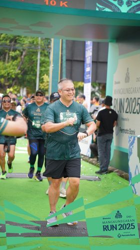 Race photo from Mangkunegaran Run 2025