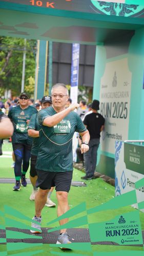 Race photo from Mangkunegaran Run 2025