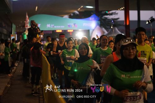 Race photo from BAF LIONS RUN 2024