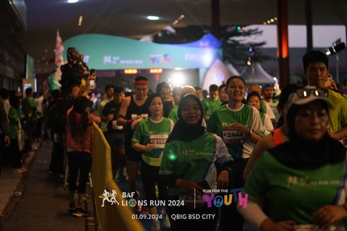 Race photo from BAF LIONS RUN 2024