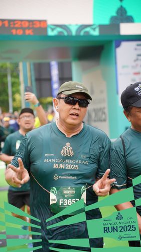 Race photo from Mangkunegaran Run 2025
