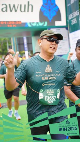 Race photo from Mangkunegaran Run 2025