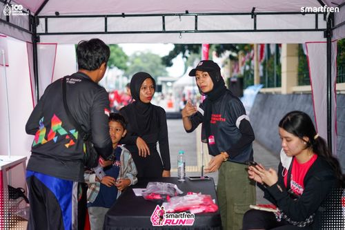 Race photo from Smartfren Run 2025 Vibes