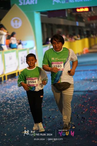 Race photo from BAF LIONS RUN 2024