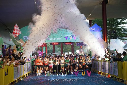 Race photo from BAF LIONS RUN 2024