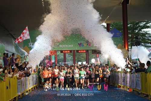 Race photo from BAF LIONS RUN 2024