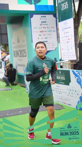 Race photo from Mangkunegaran Run 2025