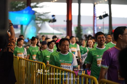 Race photo from BAF LIONS RUN 2024