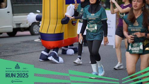 Race photo from Mangkunegaran Run 2025