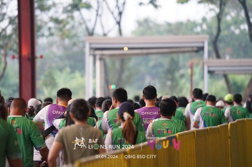 Race photo from BAF LIONS RUN 2024