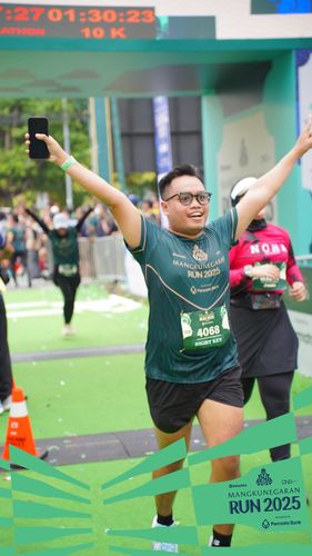 Race photo from Mangkunegaran Run 2025