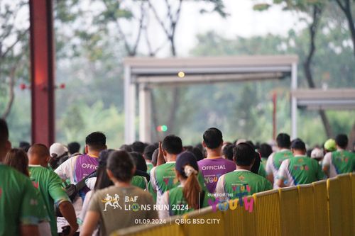 Race photo from BAF LIONS RUN 2024