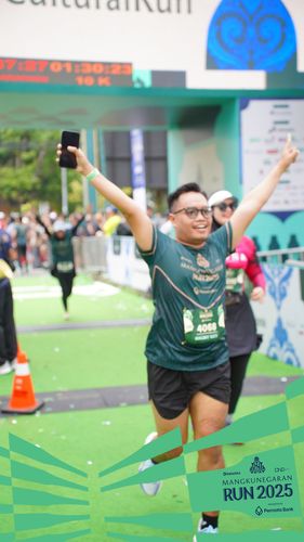 Race photo from Mangkunegaran Run 2025