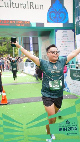 Race photo from Mangkunegaran Run 2025