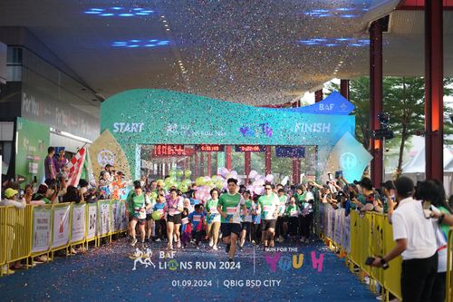 Race photo from BAF LIONS RUN 2024