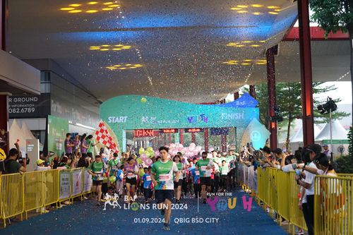 Race photo from BAF LIONS RUN 2024