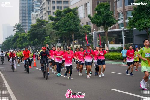 Race photo from Smartfren Run 2025 Vibes