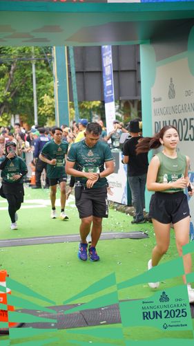 Race photo from Mangkunegaran Run 2025