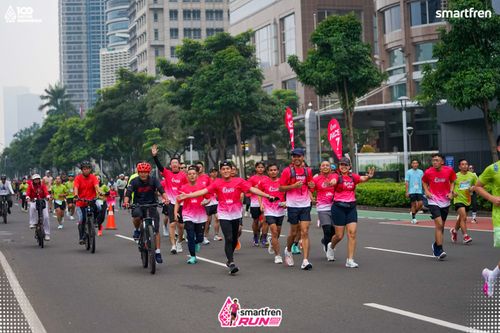 Race photo from Smartfren Run 2025 Vibes