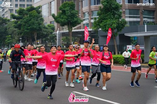 Race photo from Smartfren Run 2025 Vibes