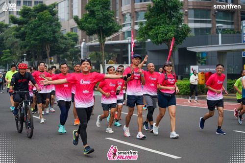 Race photo from Smartfren Run 2025 Vibes