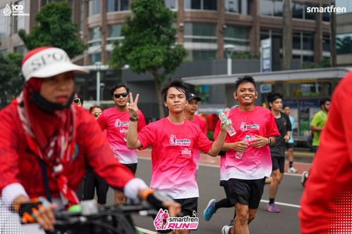 Race photo from Smartfren Run 2025 Vibes
