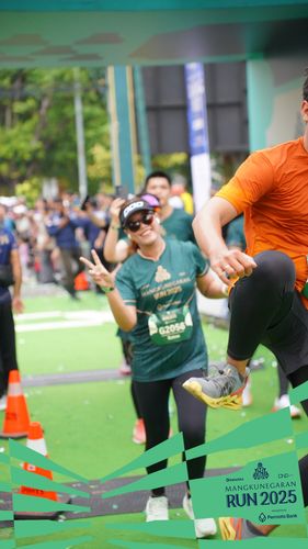 Race photo from Mangkunegaran Run 2025