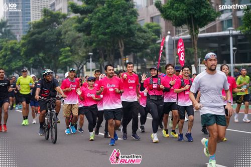 Race photo from Smartfren Run 2025 Vibes